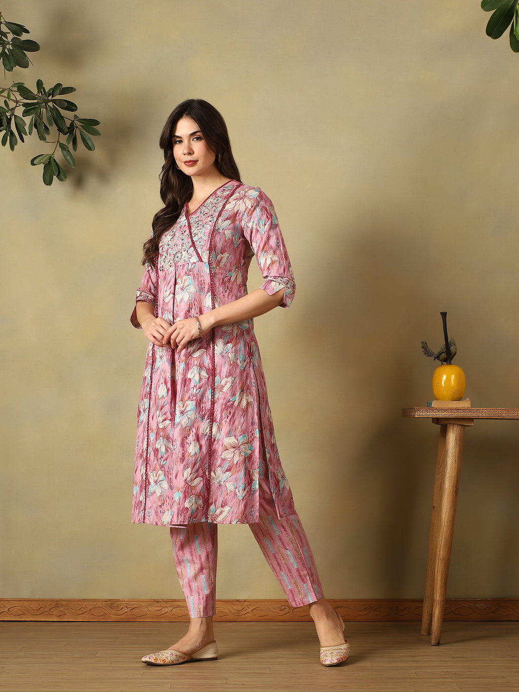 Mamicha Pink Ethnic Set