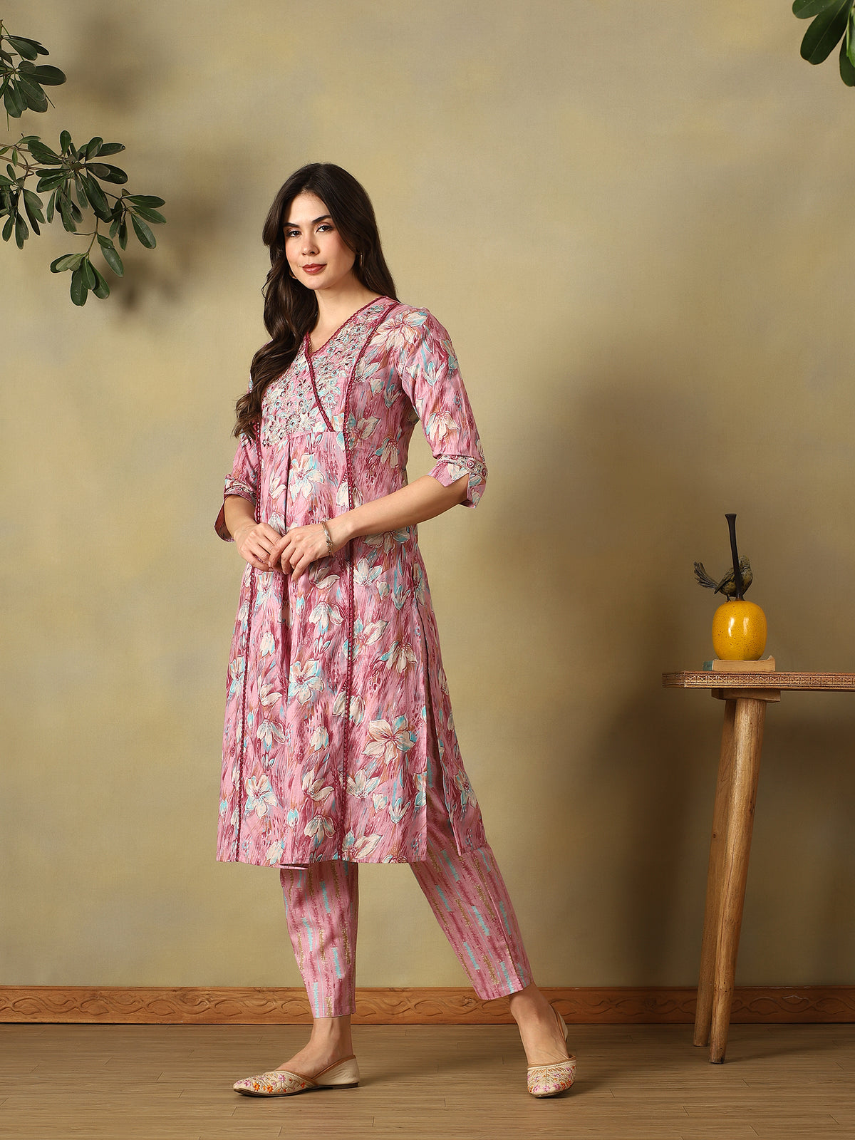 Mamicha Pink Ethnic Set