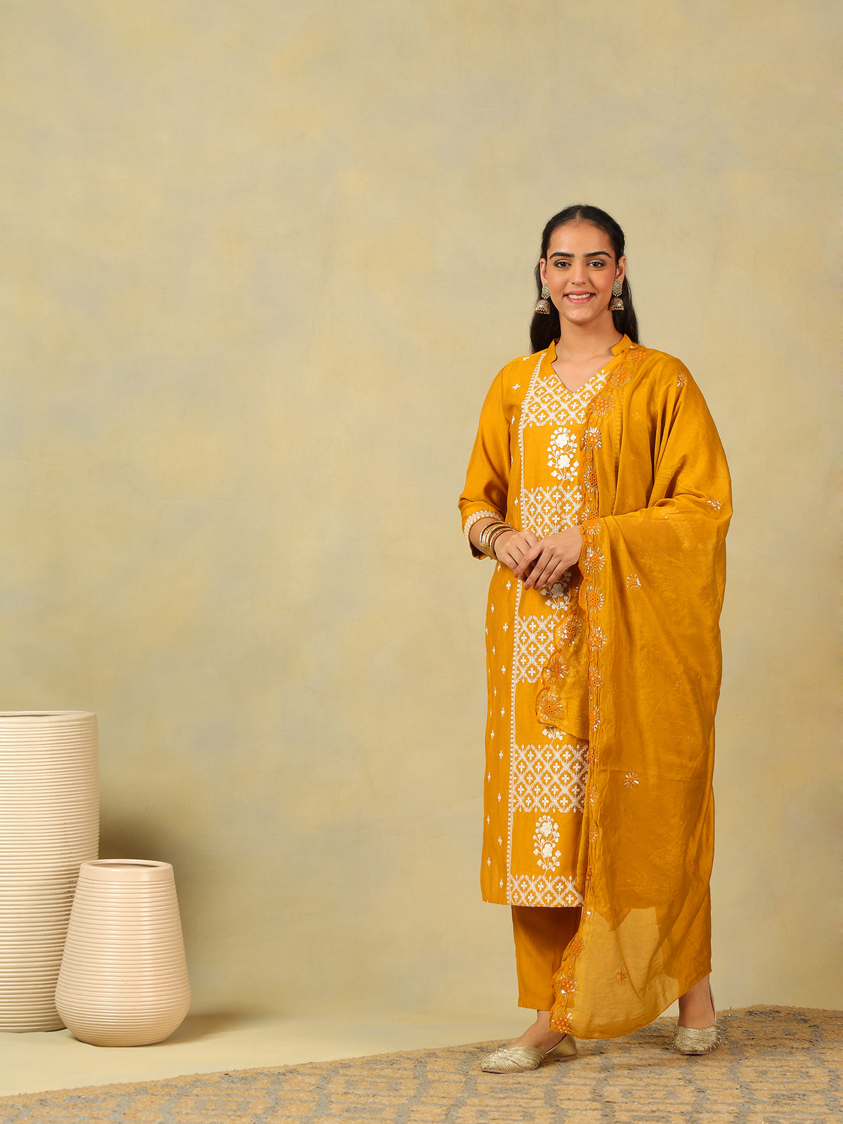 Tanvi Mustard Suit Set