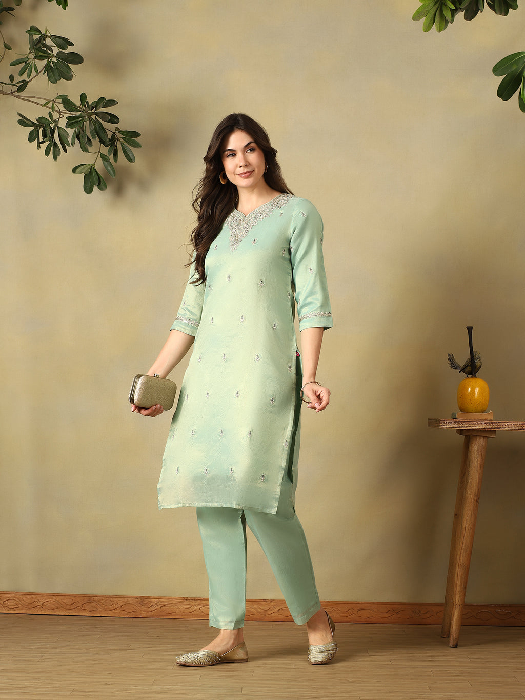 Mamicha Green Kurta Set