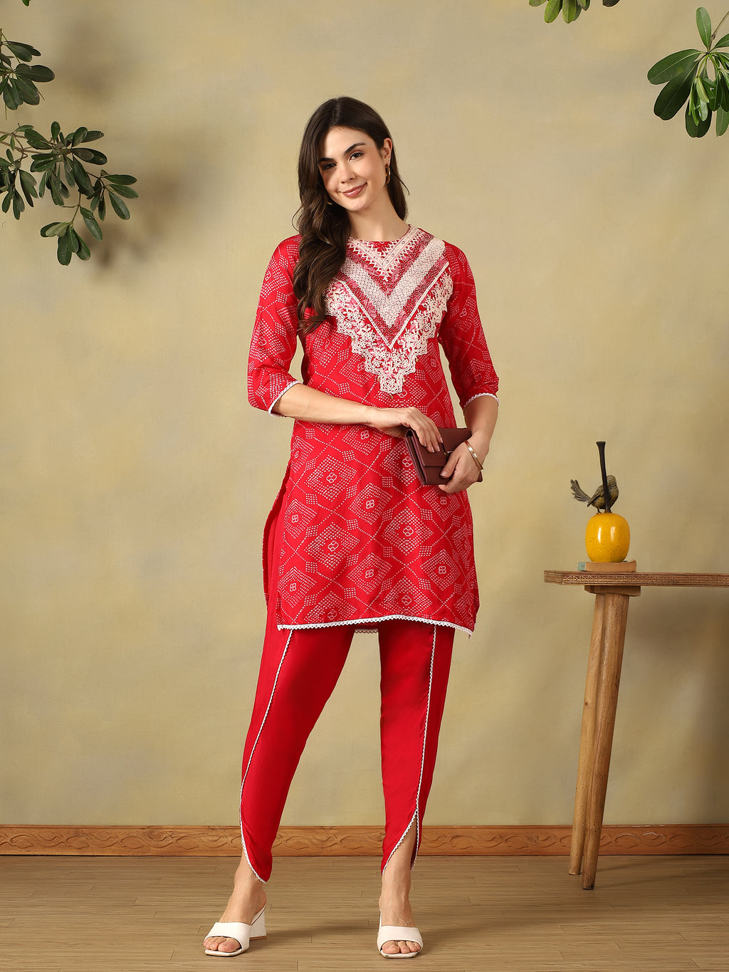 Mamicha Red Kurta Set