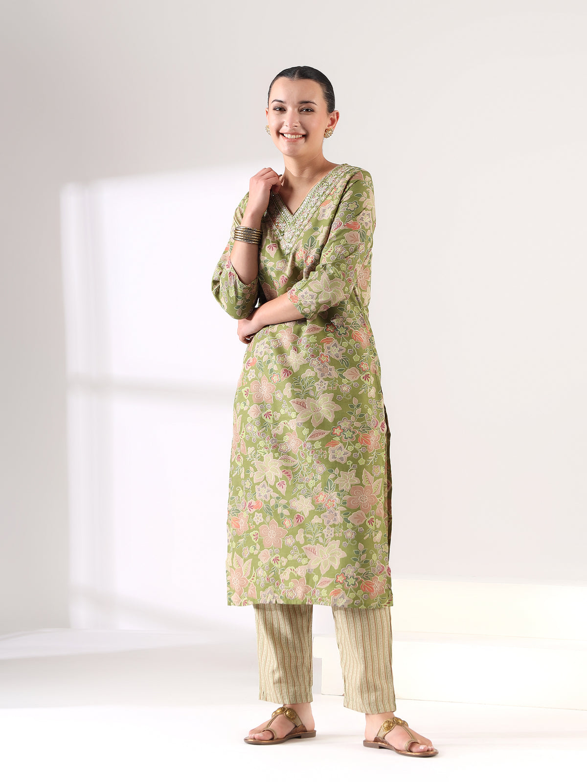 Mamicha Green Suit Set