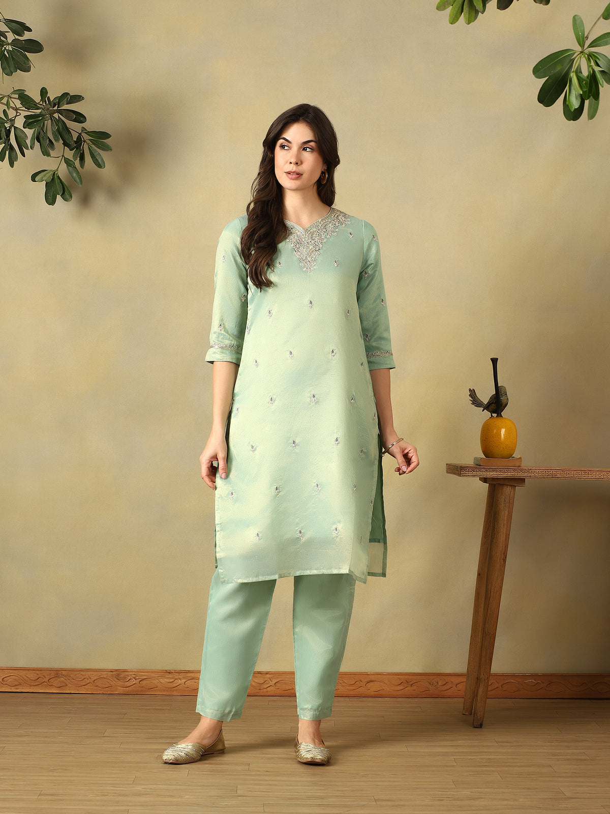 Mamicha Green Kurta Set