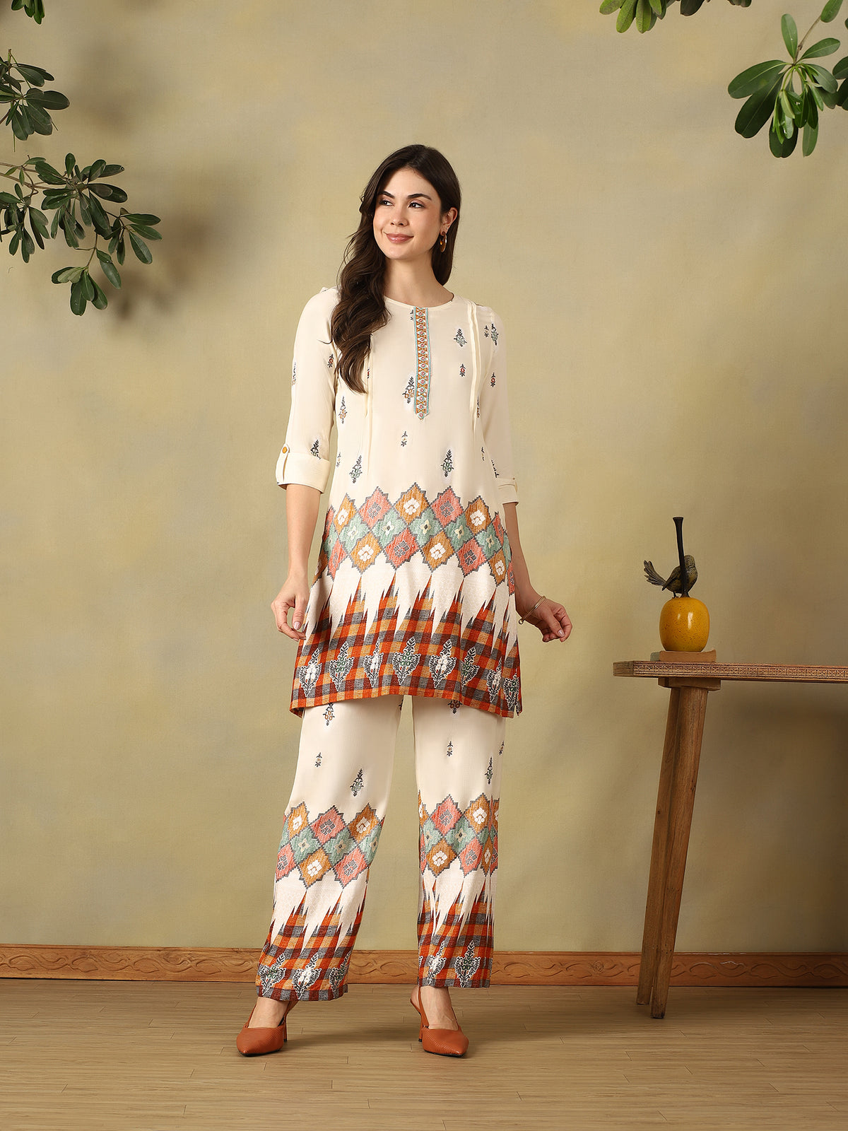 Mamicha Off White Co-Ord Set