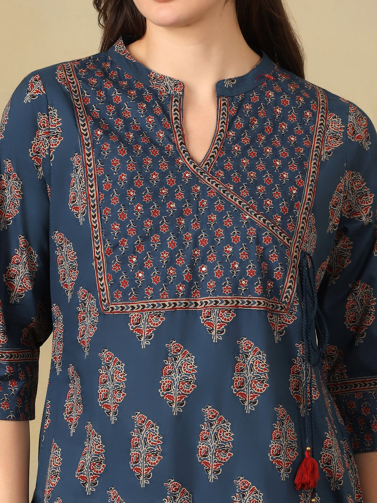 Mamicha Navy Blue Ethnic Set